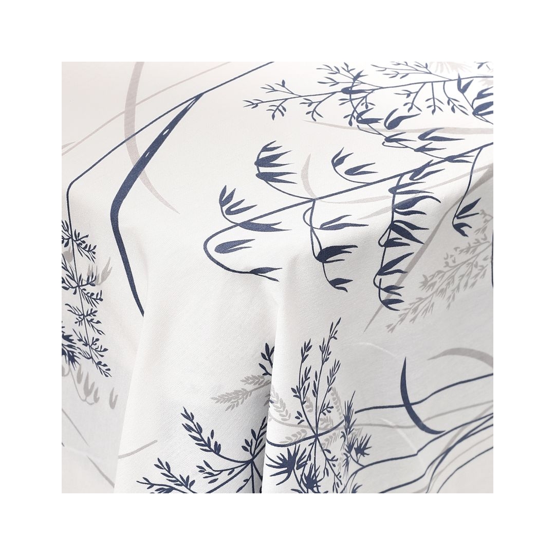 طقم ملاية سرير عادية - 3 قطع - 220/235 سم - تصميم بريز بلو