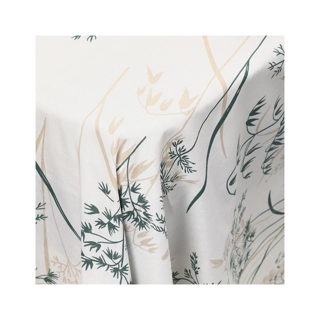 طقم ملاية سرير مع كيس مخدة - 180/235 سم - تصميم بريز جرين