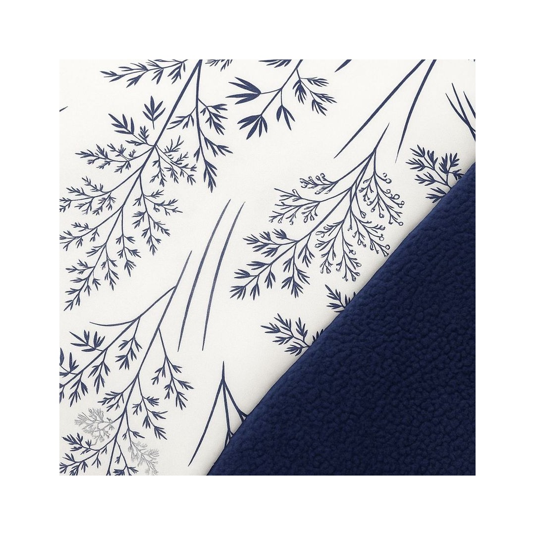 لحاف شتوي فرو دبل فيس - تصميم بريز بلو - 220*235سم