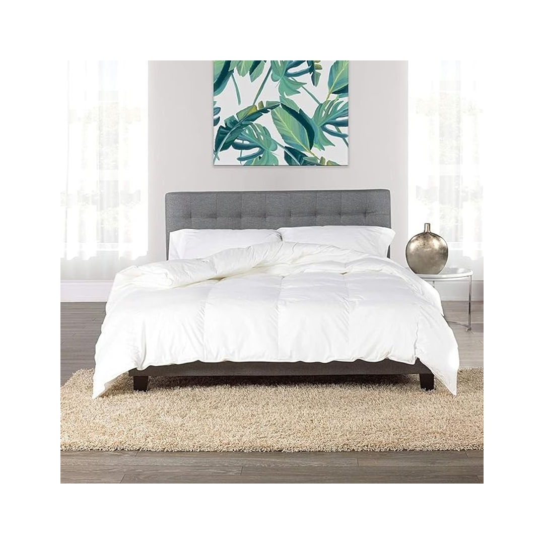 لحاف شتوي بديل الريش - أبيض - 180/220 سم