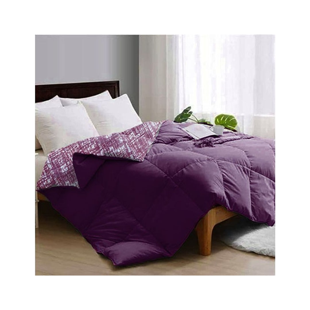 لحاف دبل فيس شتوي سنوز تصميم موڤ ميز - 220*240 سم