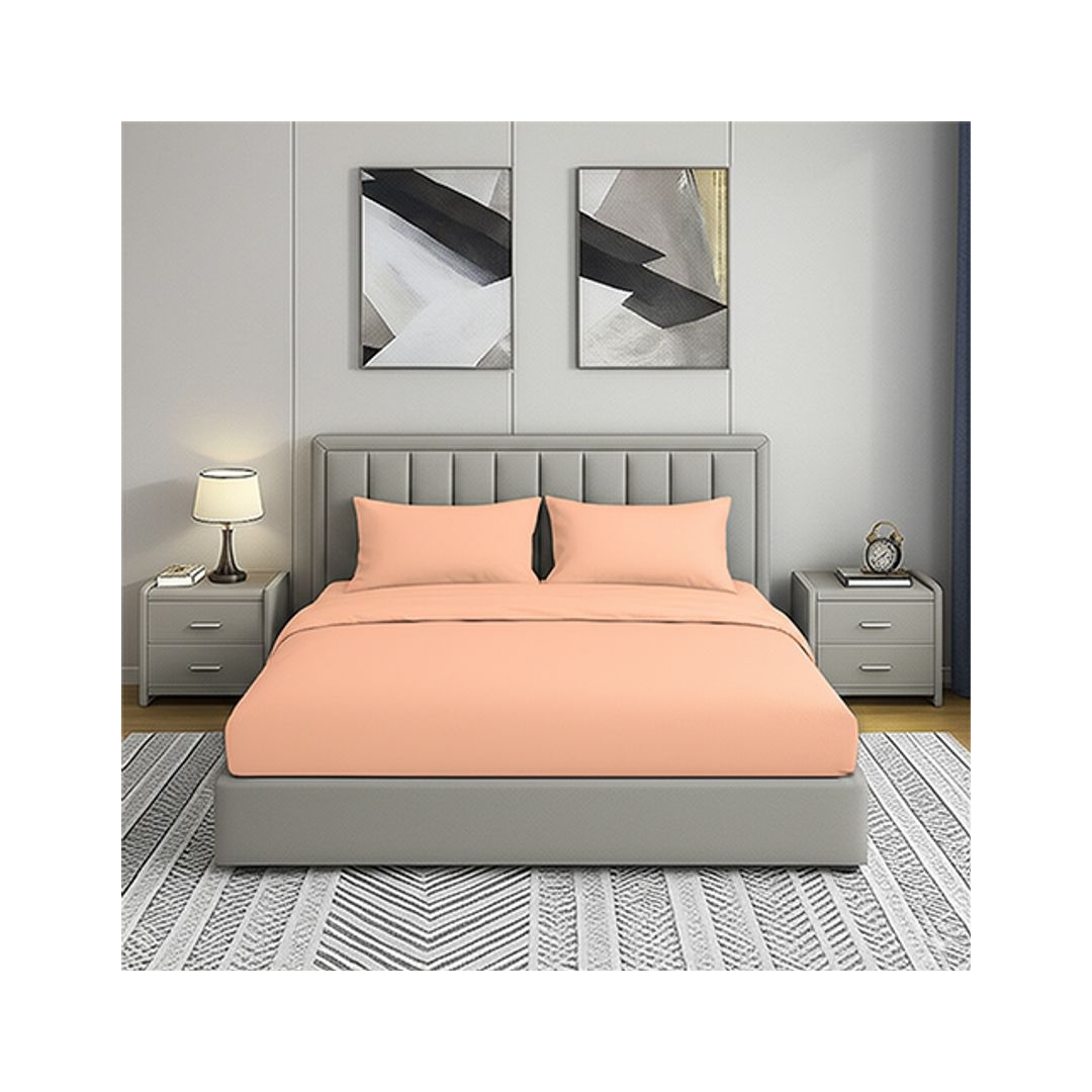 طقم ملاية بأستيك - 120/200 سم - قطعتين - سيمون