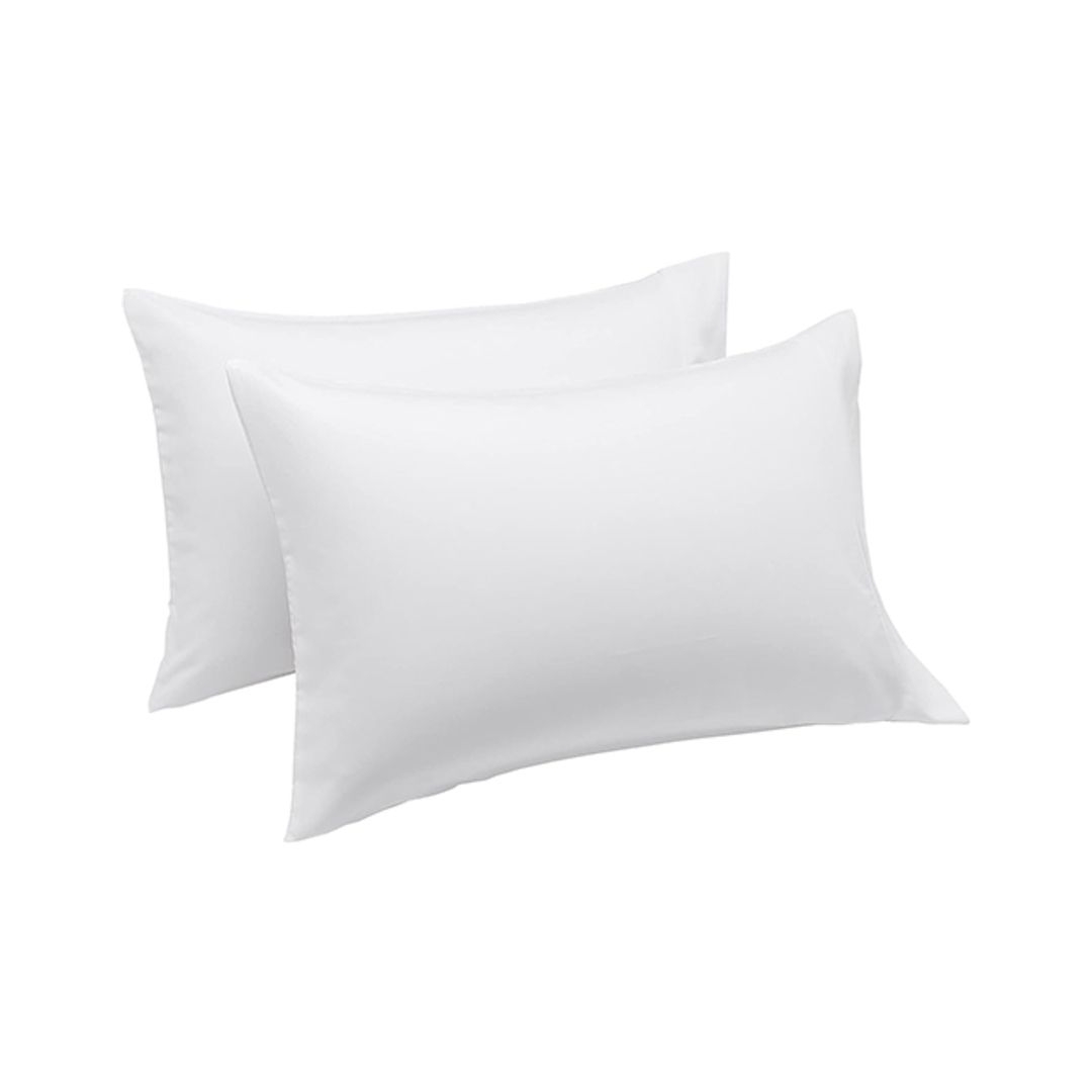 طقم ملاية بأستيك 3 قطع من سنوز - 180*200 سم - أبيض