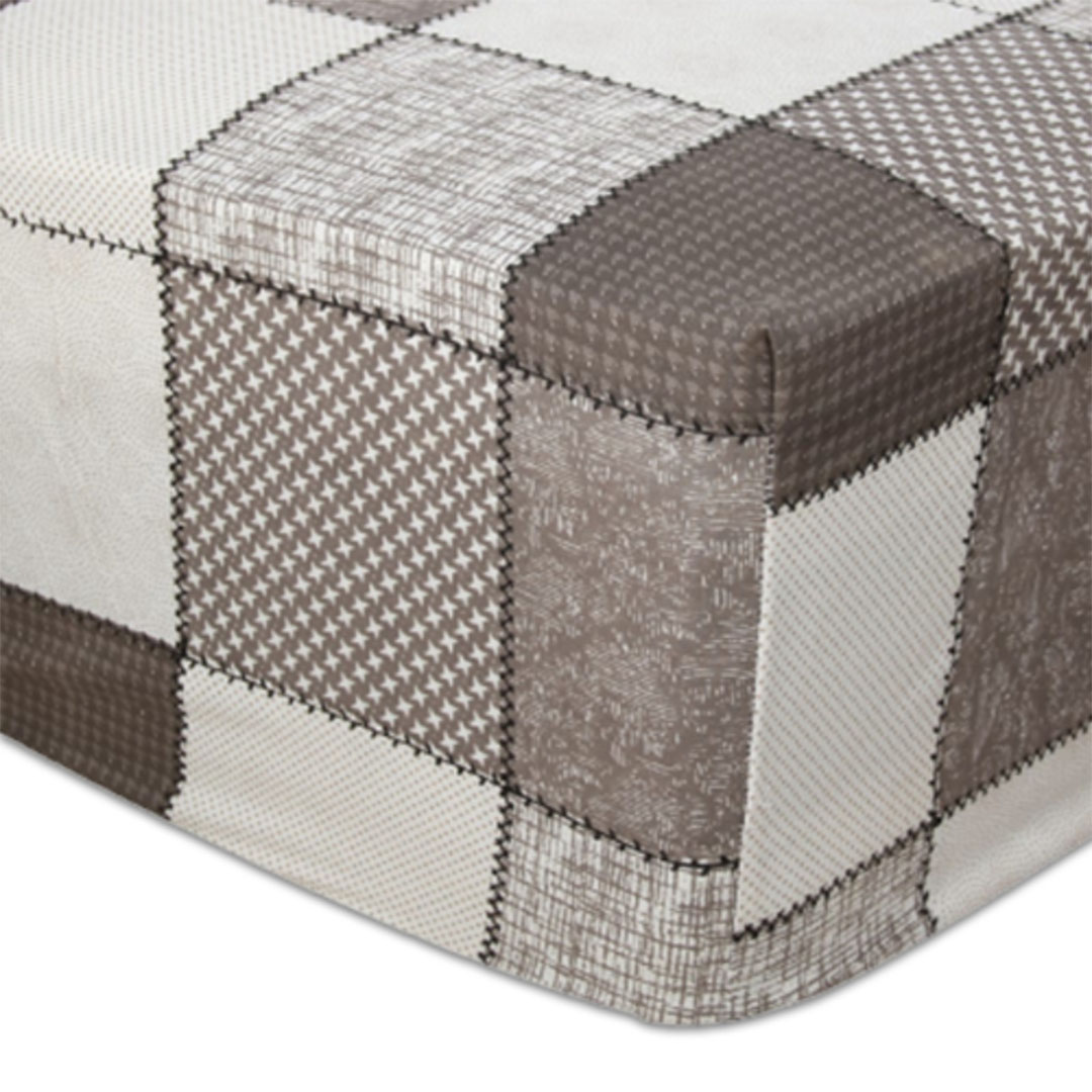 ملاية سرير باستيك 160*200 سم + 2 كيس مخدة إضافي - كاجوال