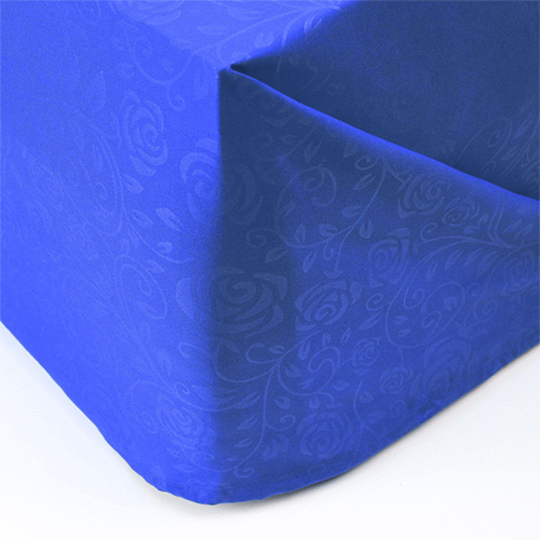 طقم ملاية سرير بأستيك جاكار مايكروفايبر 160*200 سم + 2 كيس مخدة إضافي - أزرق