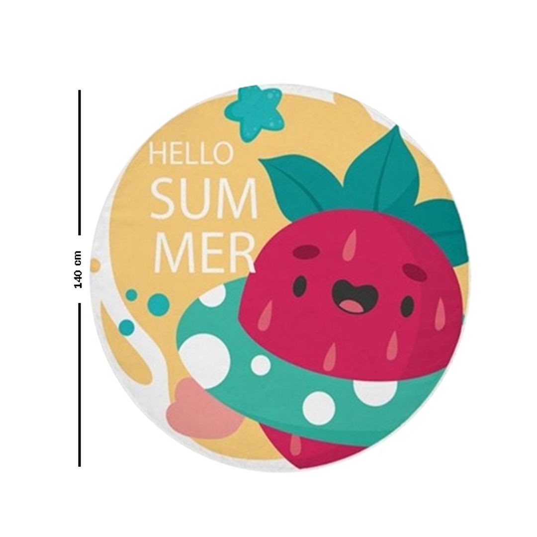 سجادة الشاطيء سنوز - تصميم فراولة