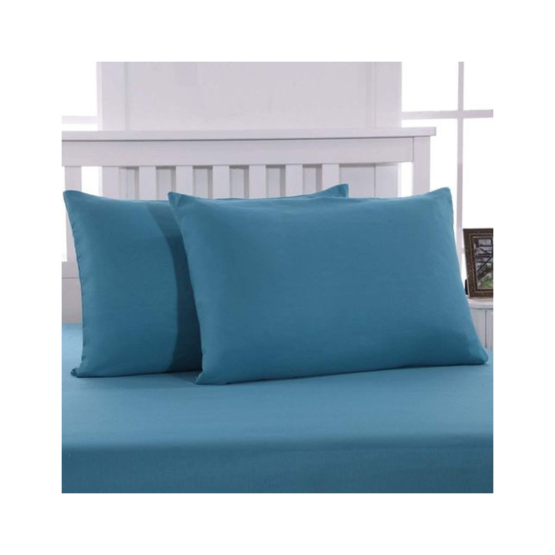 طقم ملاية بأستيك 3 قطع من سنوز - فيروزي غامق - 180*200سم