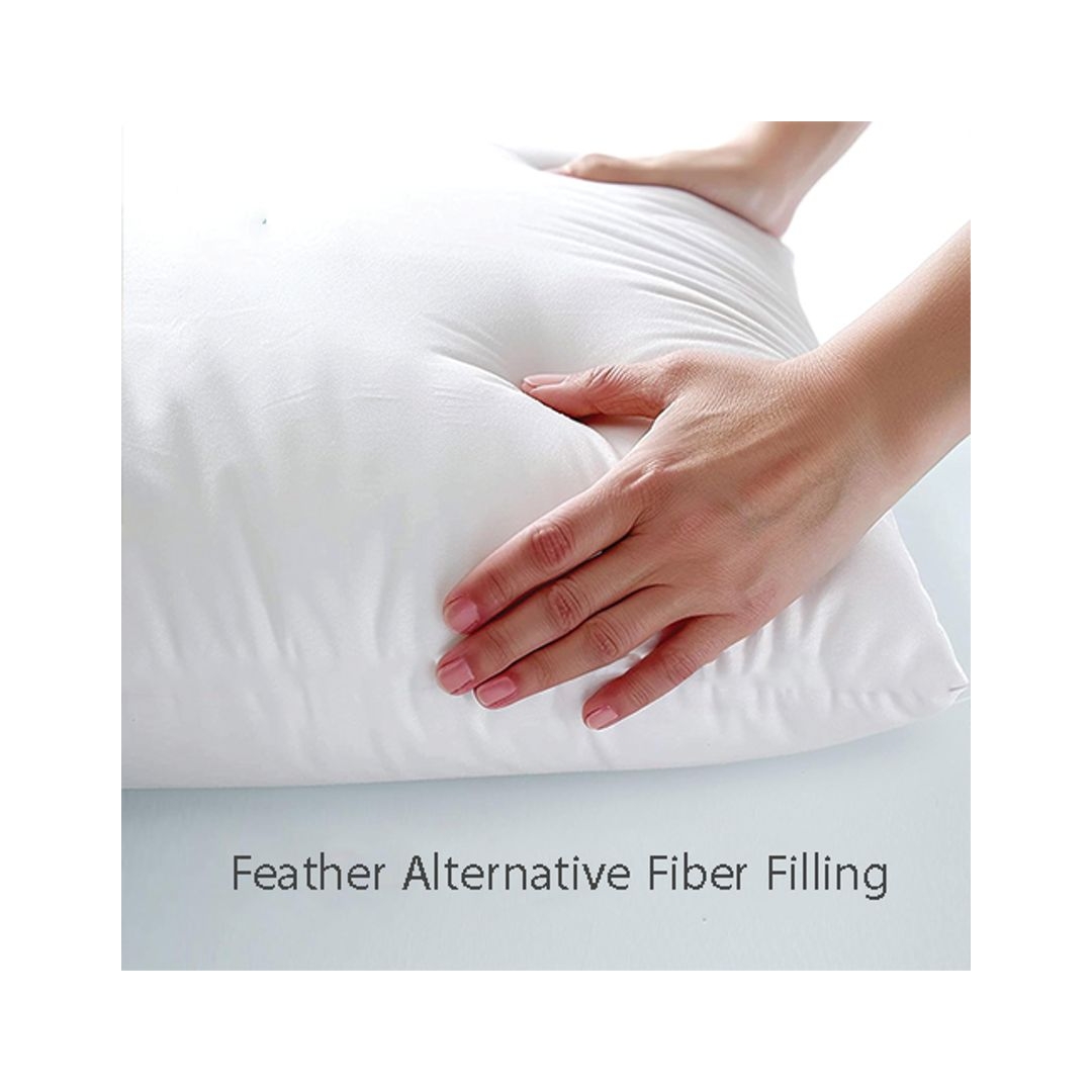 سنوز مخدة فندقية حشو فايبر بديل الريش - 50*70 سم - 1100 جرام