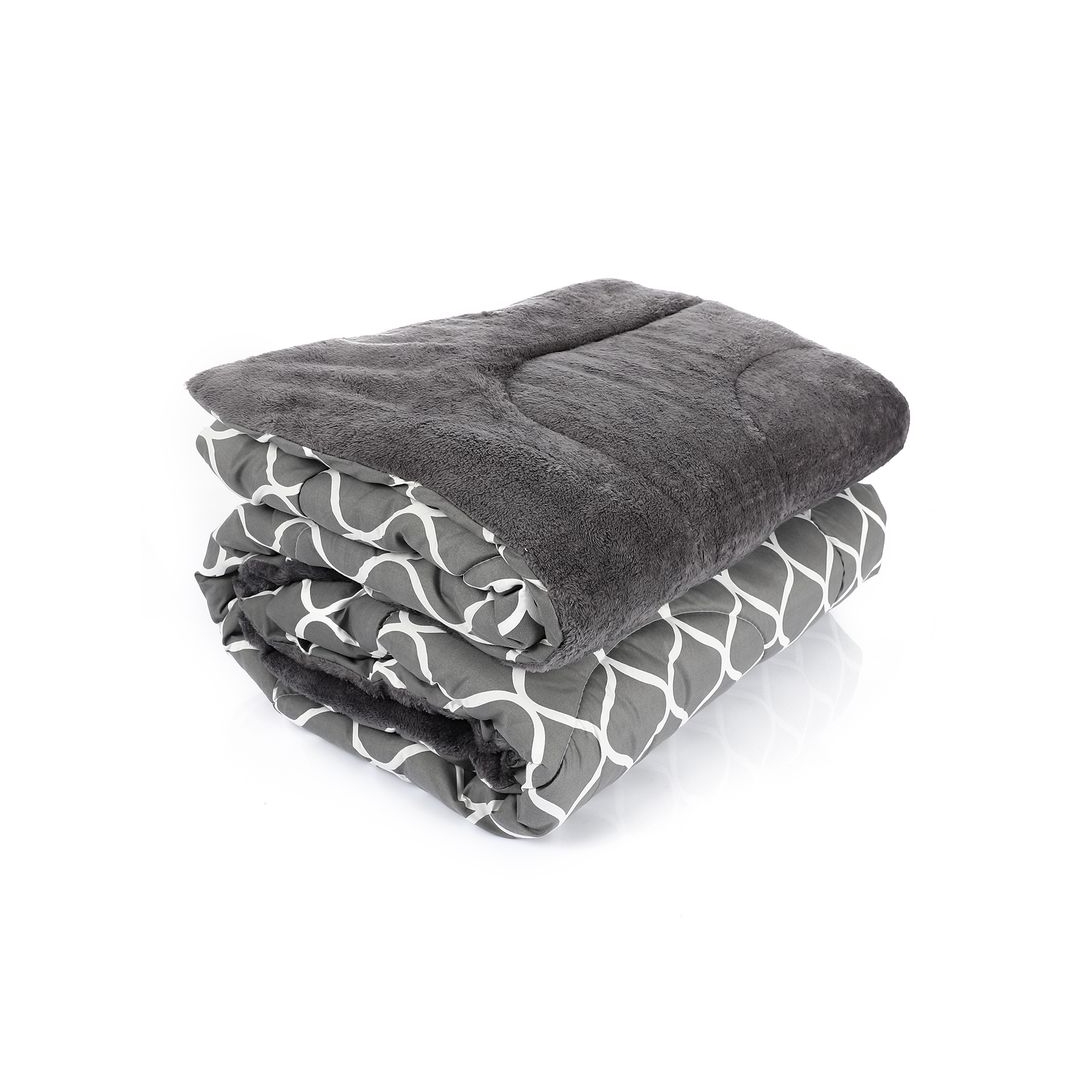 لحاف شتوي فرو دبل فيس - مموج - 220/235 سم