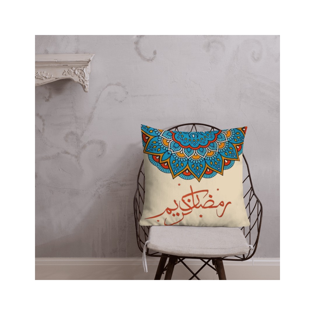 سنوز كوشن كفر رمضان - تصميم أورينتال - 45*45 سم - قطعة واحدة