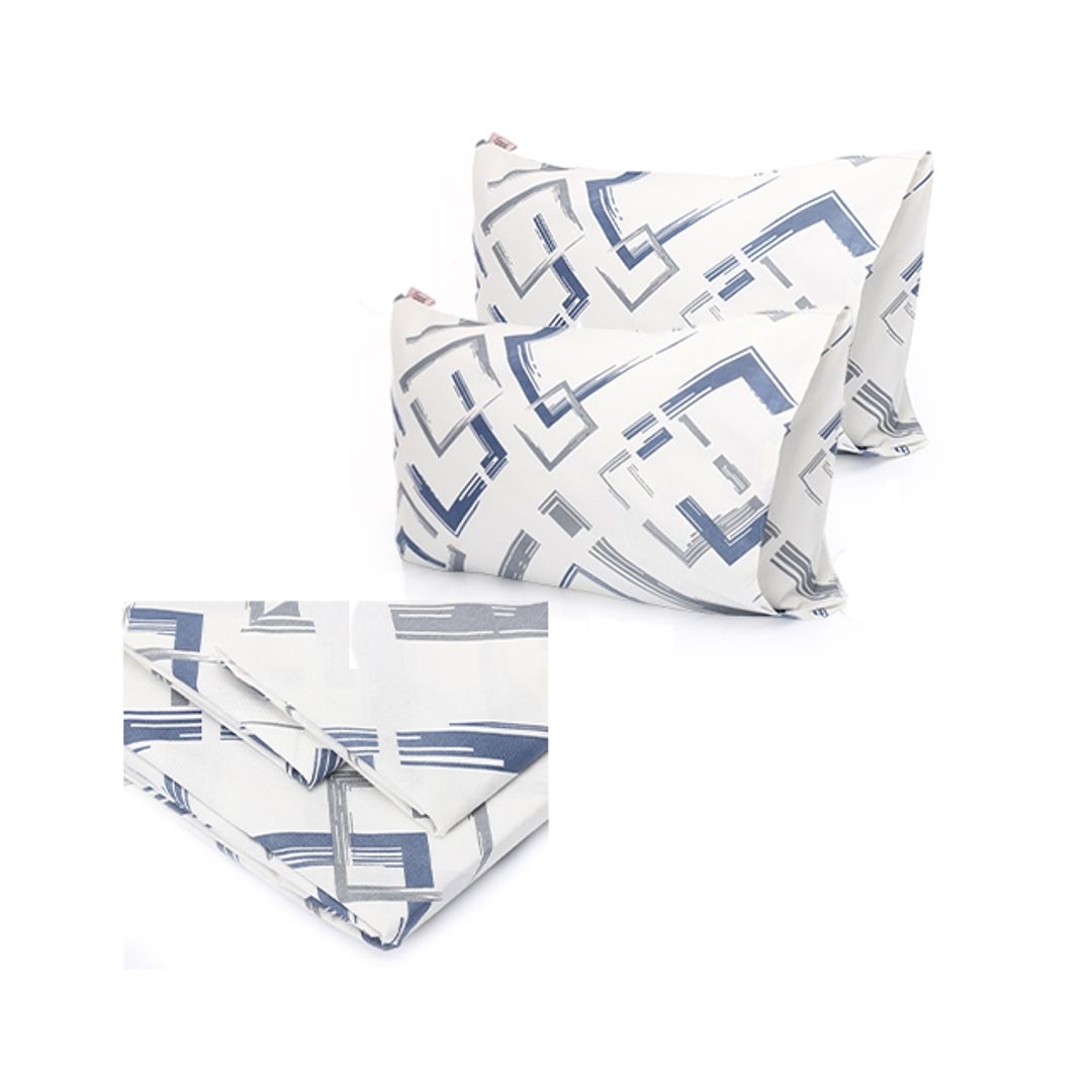 طقم ملاية سرير باستيك - 3 قطع - 180/200 سم - تصميم سي فوم