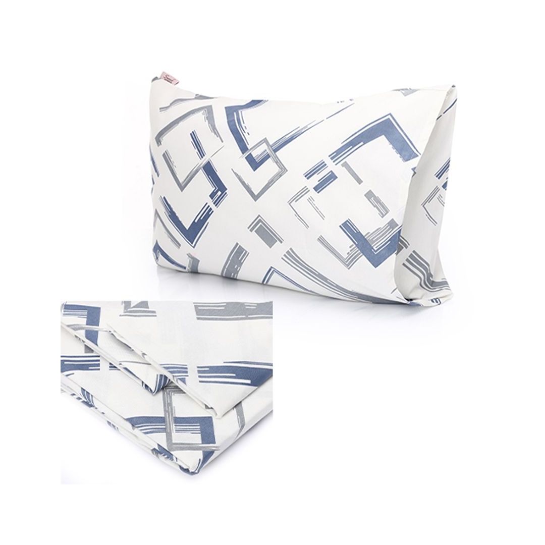 طقم ملاية سرير باستيك مع كيس مخدة - 100/200 سم - تصميم سي فوم