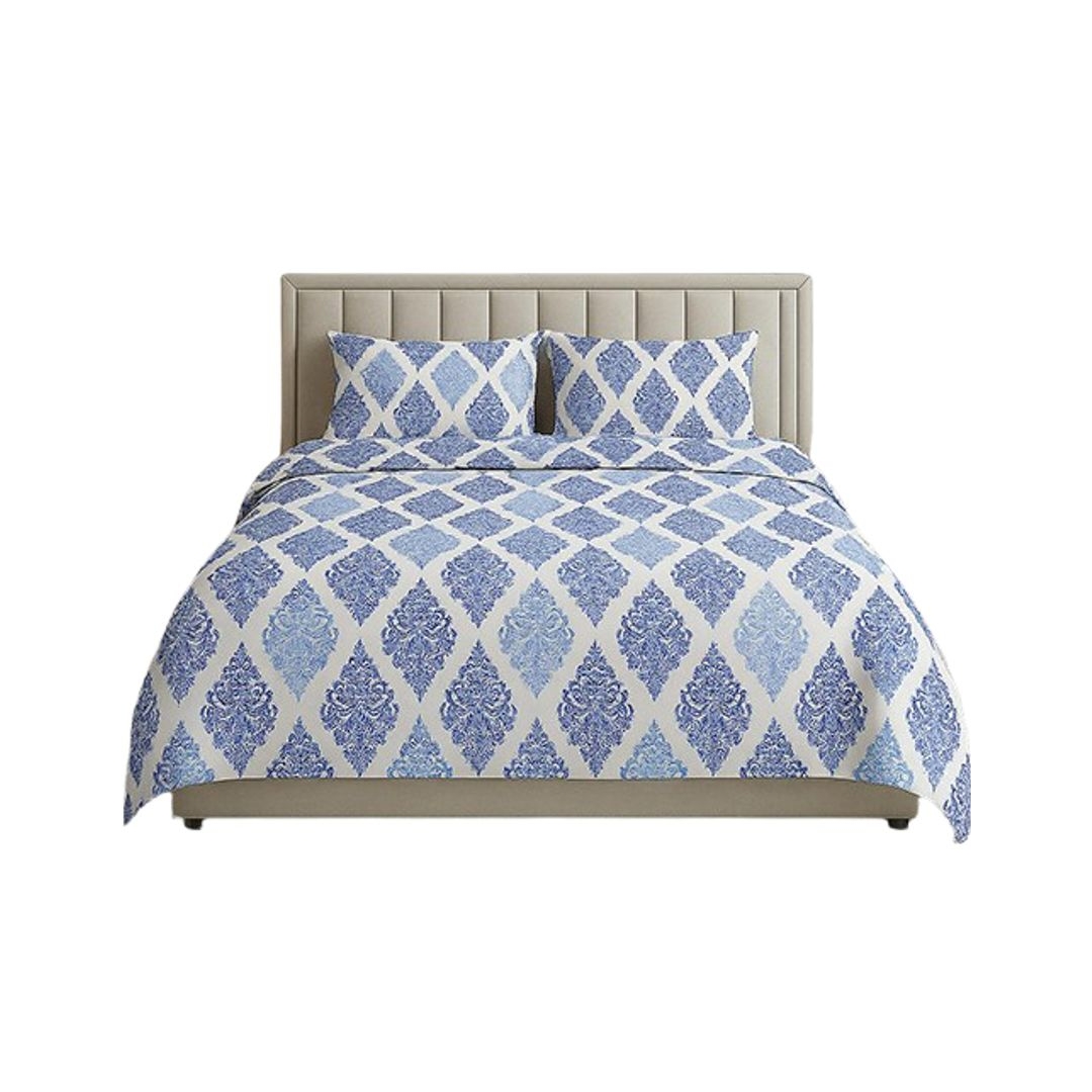 طقم ملاية سرير مع غطاء مخدة - 160/235 سم - تصميم رويال