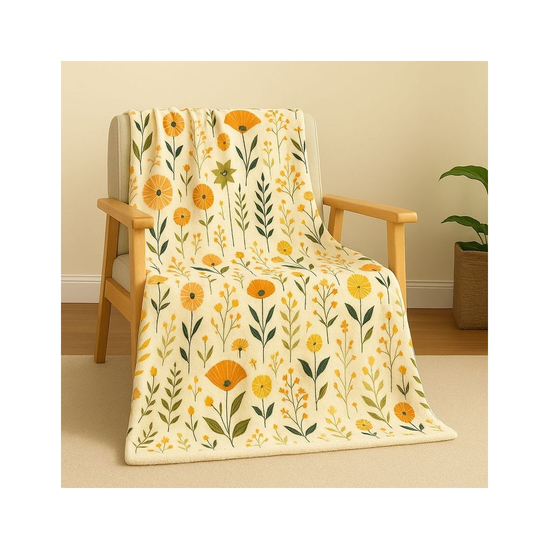 سنوز بطانيه خفيفه وجهين وجهين 130 * 180 سم - تصميم بلومينج