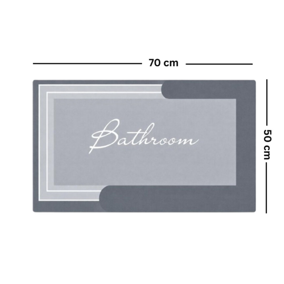 سنوز دواسة حمام مانع للانزلاق قطيفه مطبوعه - قطعة