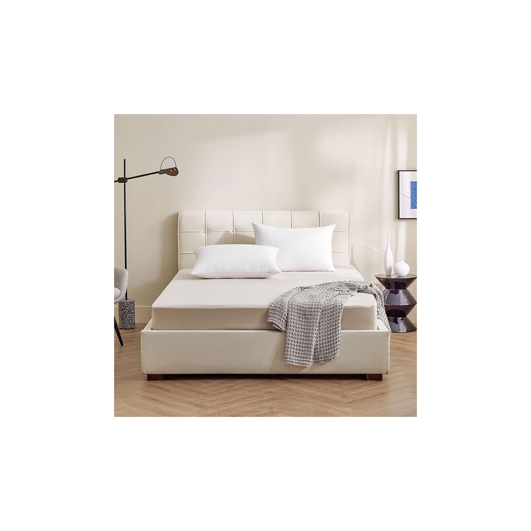 مخدة فابير حشو قطعة واحدة من سنوز - تماسك عالي - 50*70 سم - أبيض