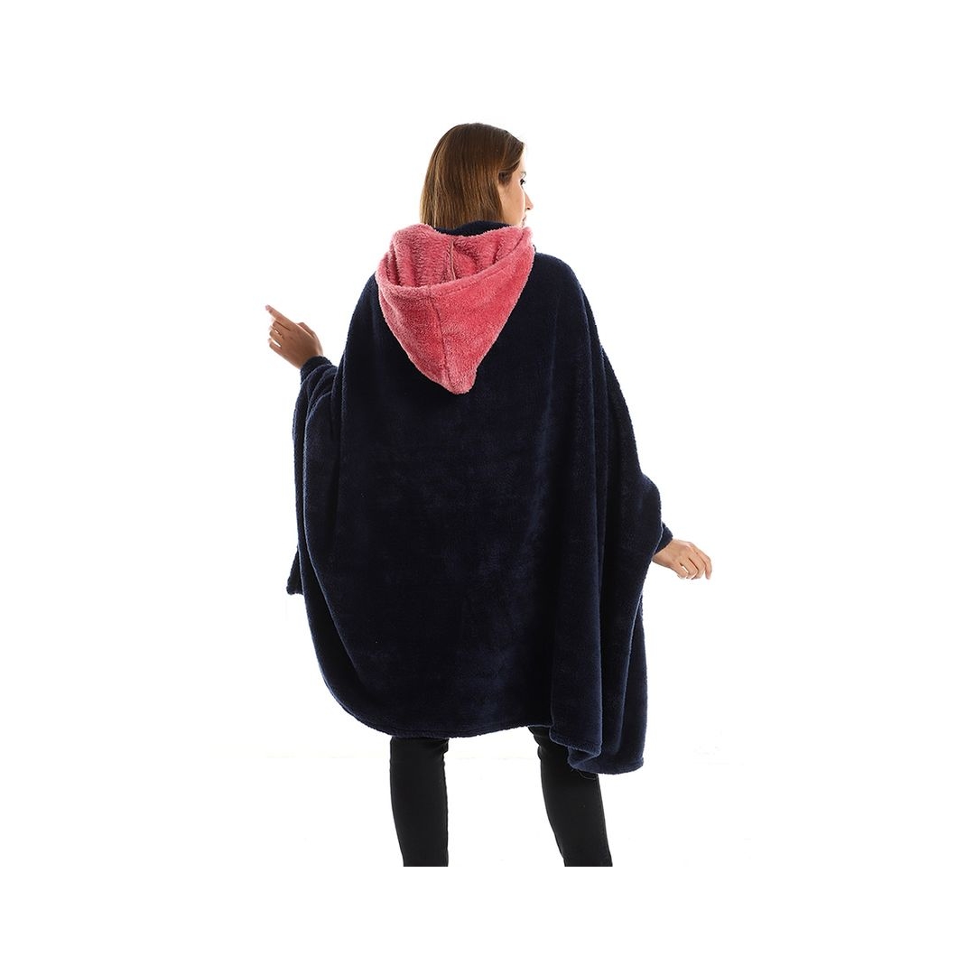 طقم دفاية قابله للارتداء الشخصي - قطعتين - نبيتي/كشمير - 110*130 سم