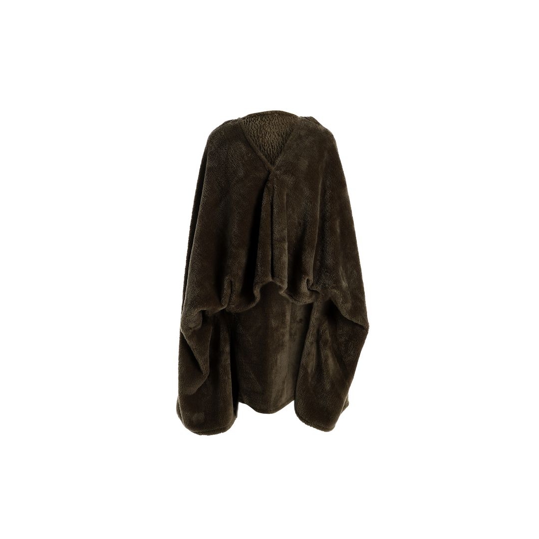 طقم دفاية قابله للارتداء الشخصي - قطعتين - زيتي/لبني - 110*130 سم