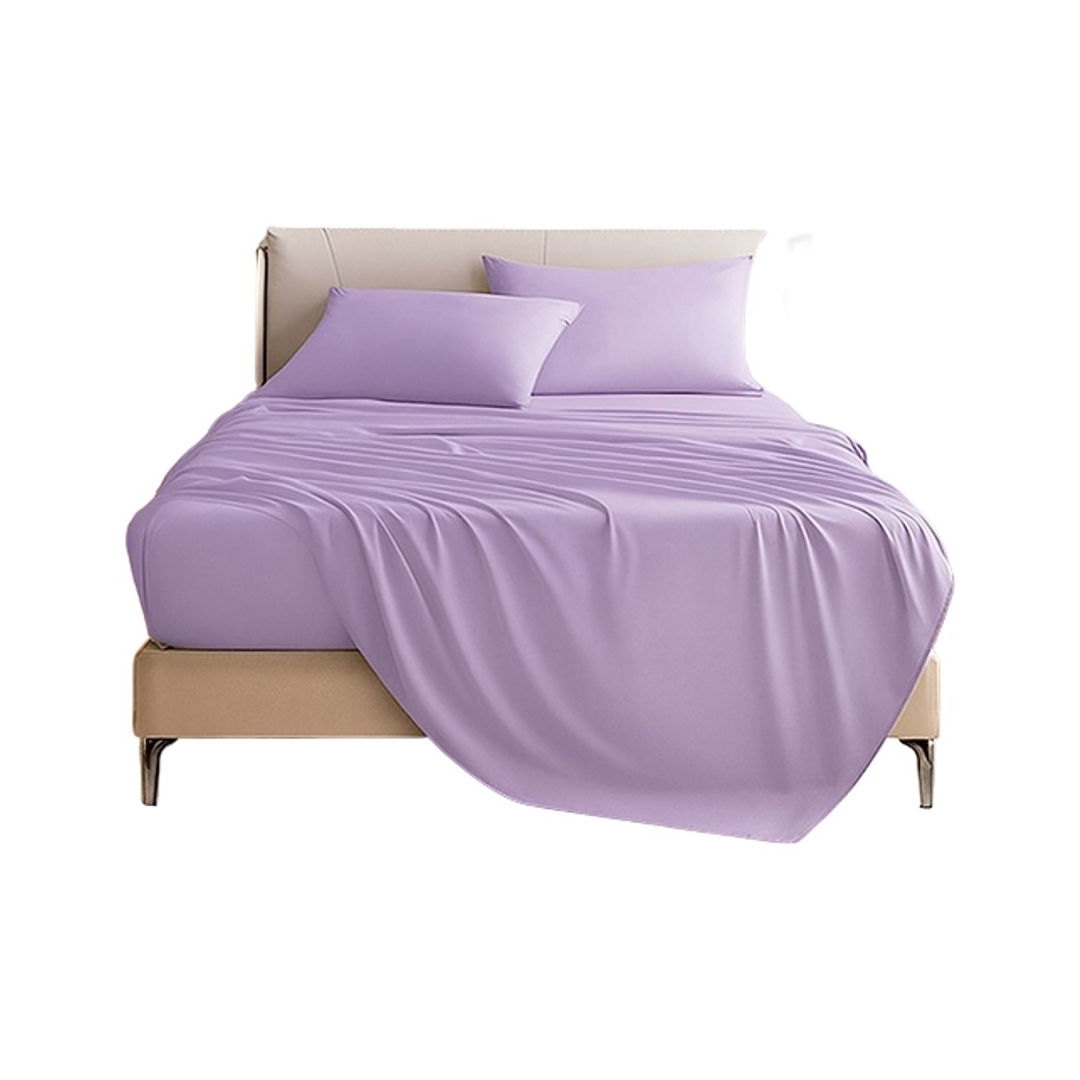 طقم ملاية عادية - 180/235 سم - 2 قطعة - لافندر