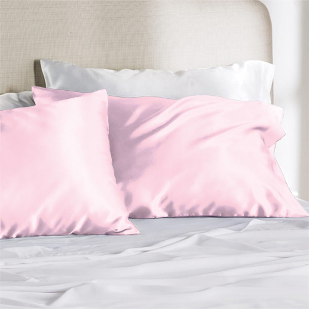 كيس وسادة ساتان للشعر والبشرة - 48*70 سم - بينك