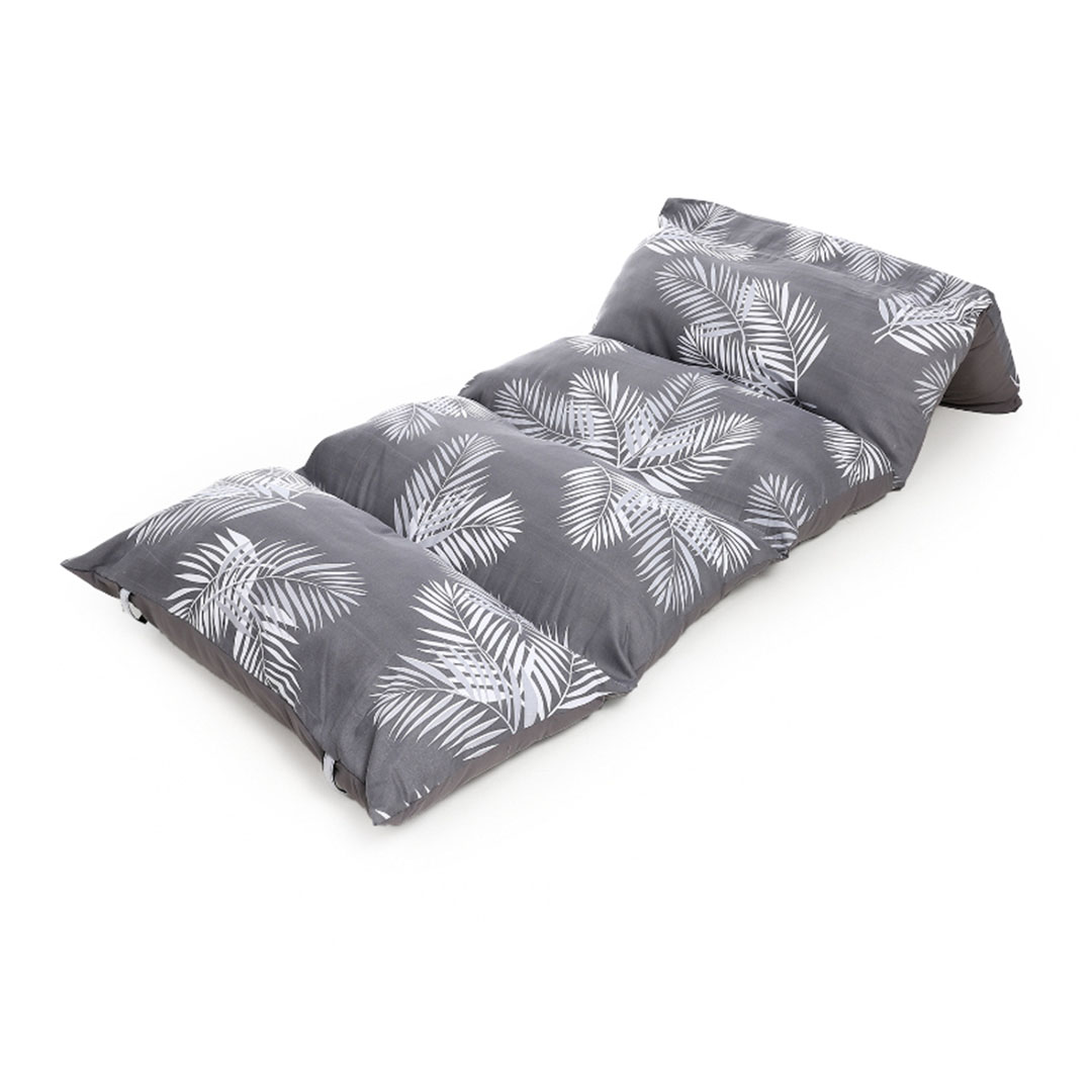 مرتبة أرضية قابلة للطي - رمادي - تصميم جراي تروبيكال