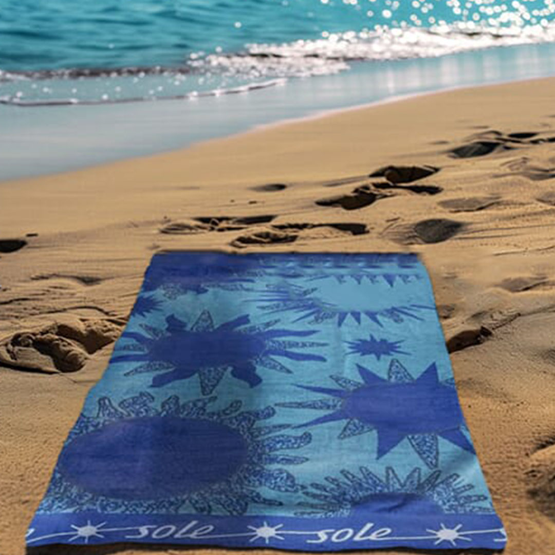 بشكير بحر قطن سنوز - 170×90 سم - تصميم صني