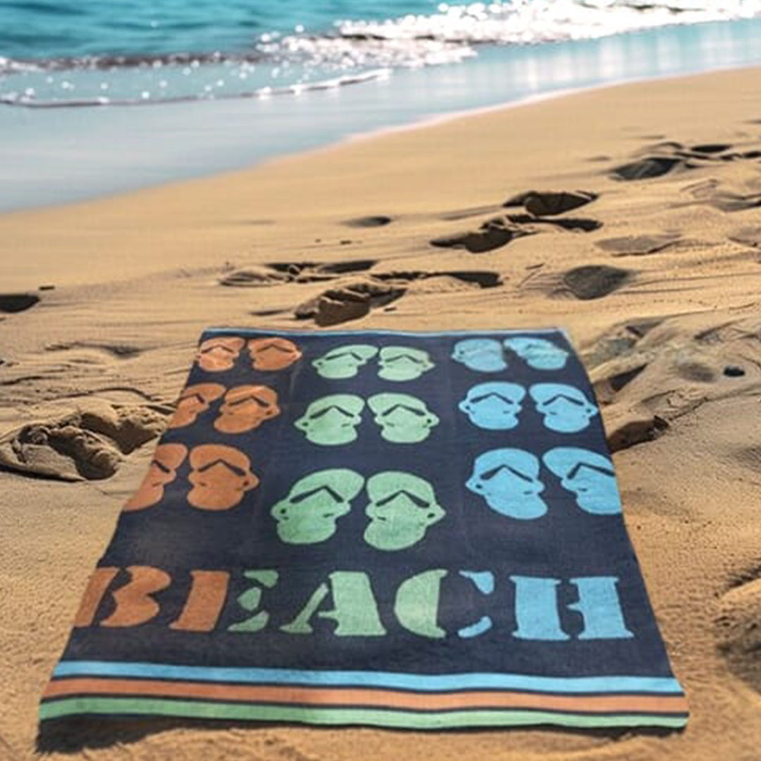 بشكير بحر قطن سنوز - 170×90 سم - تصميم بيتش