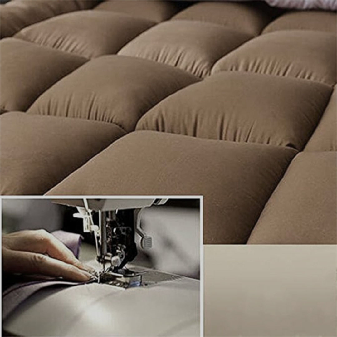 مرتبة تطرية طيبة - بني - مقاس 100×195 سم