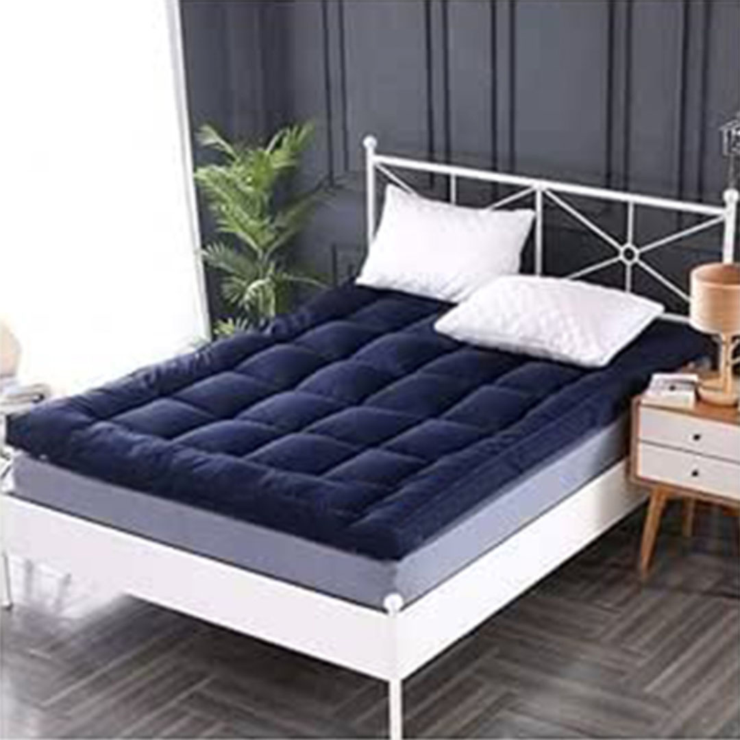 مرتبة تطرية طيبة - أزرق - مقاس 140×195 سم