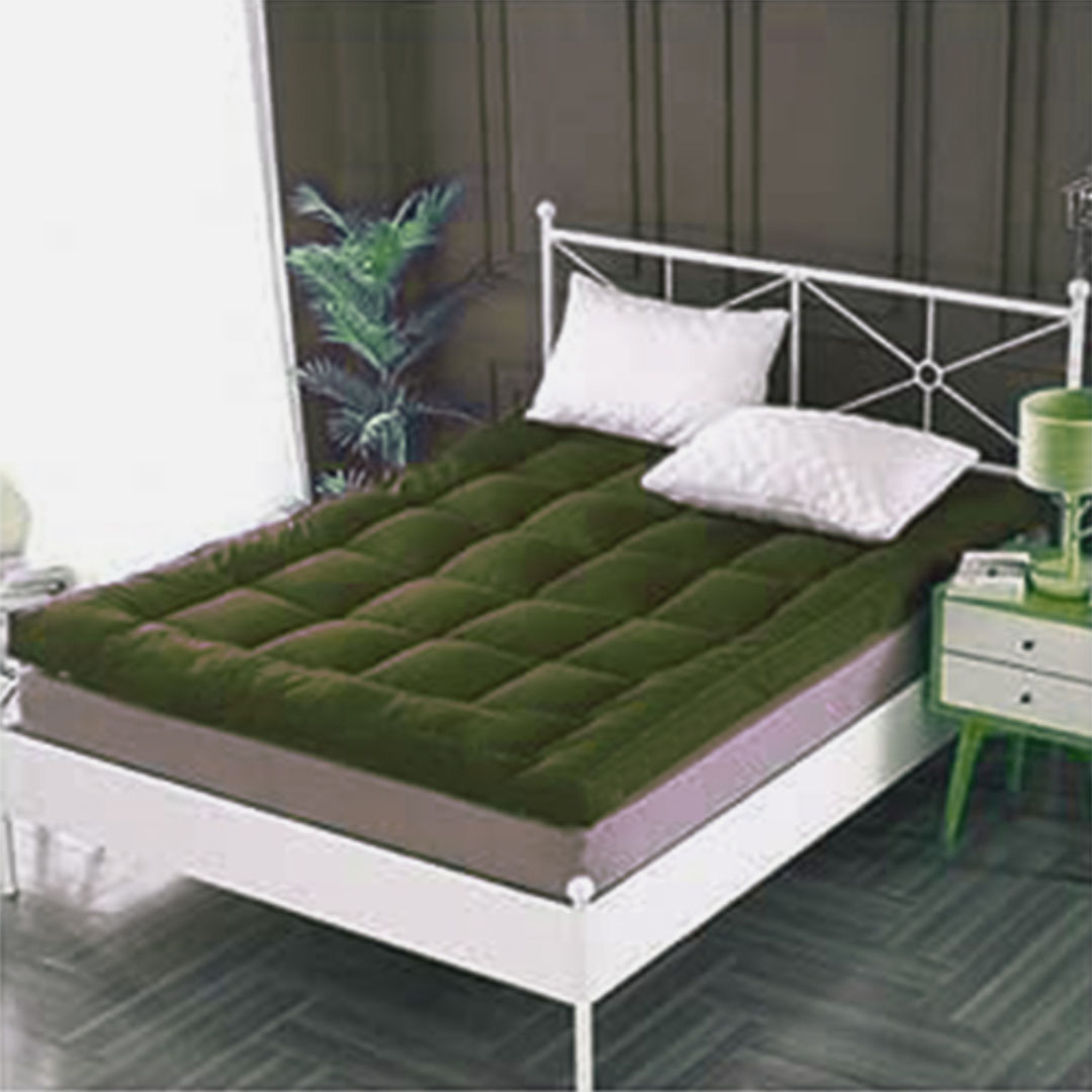 مرتبة تطرية طيبه - أخضر غامق - مقاس 160×200 سم