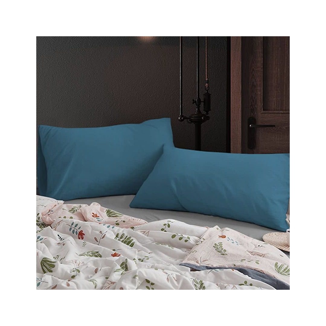 طقم ملاية بأستيك 3 قطع من سنوز - فيروزي غامق - 180*200سم