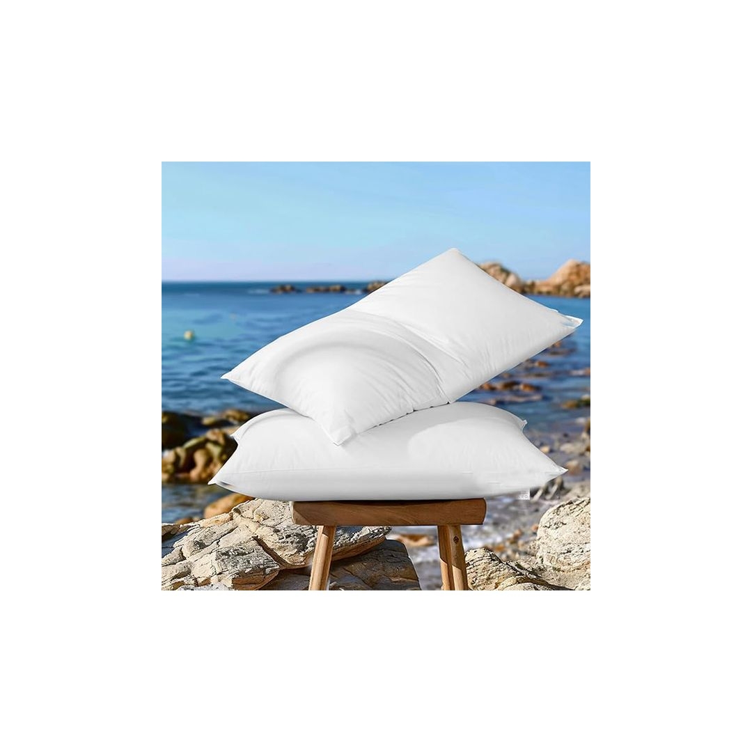 مخدة فابير حشو قطعة واحدة من سنوز - تماسك عالي - 50*70 سم - أبيض