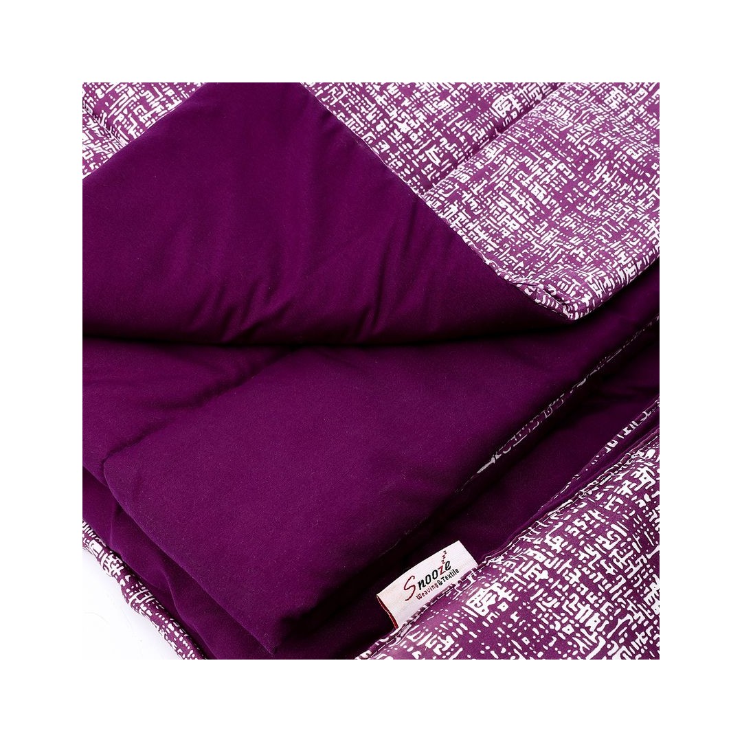 لحاف دبل فيس شتوي سنوز تصميم موڤ ميز - 220*240 سم