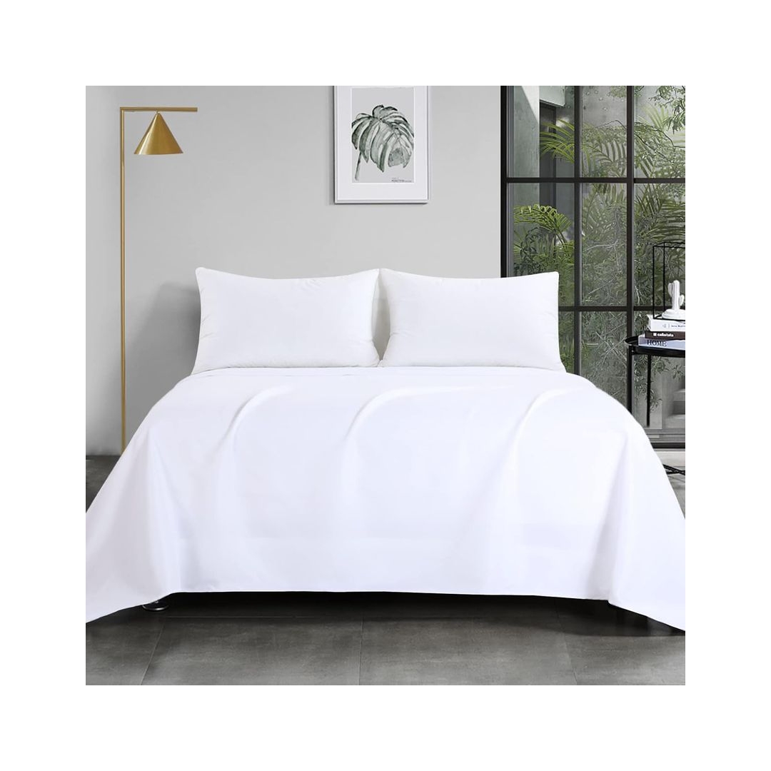 طقم ملاية سادة قطعتين من سنوز - 180*235 سم