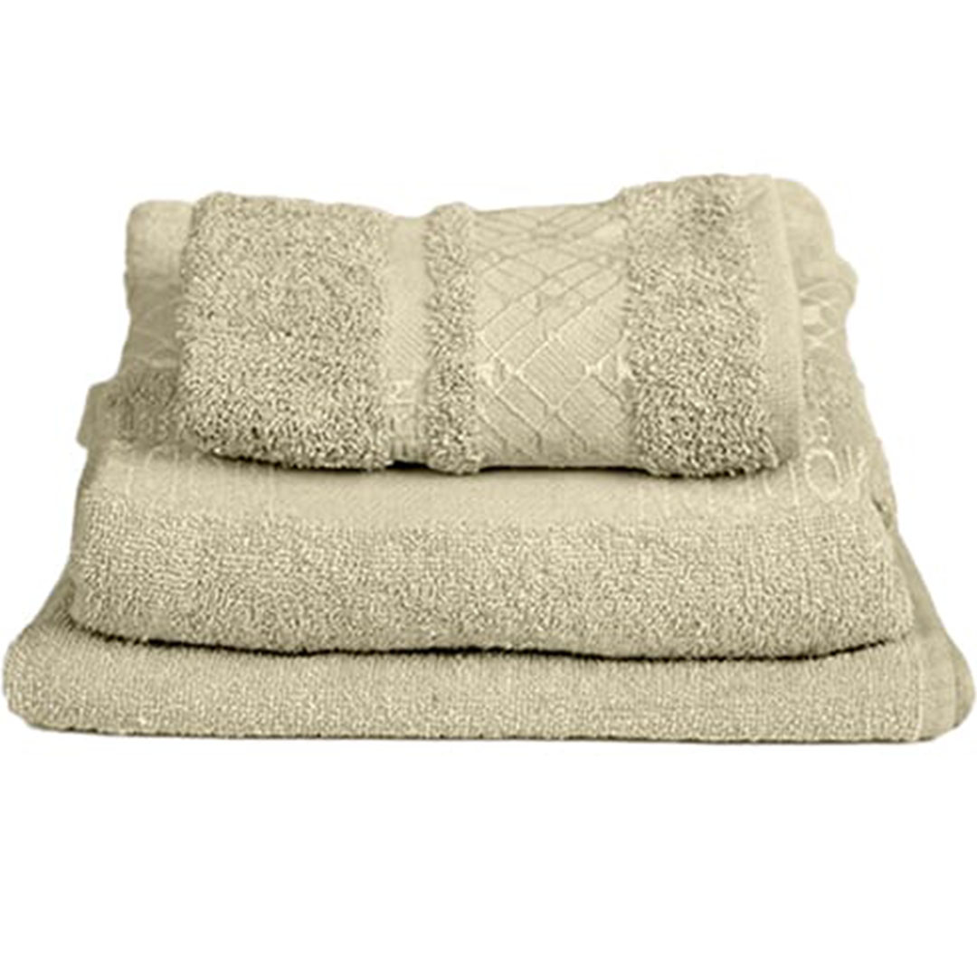 طقم فوط سنوز - 3 قطع - بيج