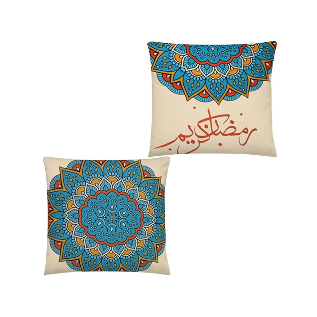 سنوز كوشن كفر رمضان - تصميم أورينتال - 45*45 سم - قطعة واحدة