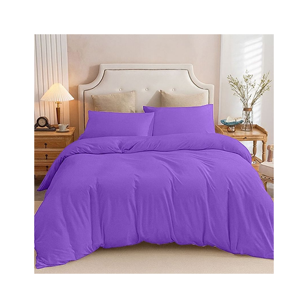 كيس لحاف بسوستة - 220/235 سم - دارك لافندر