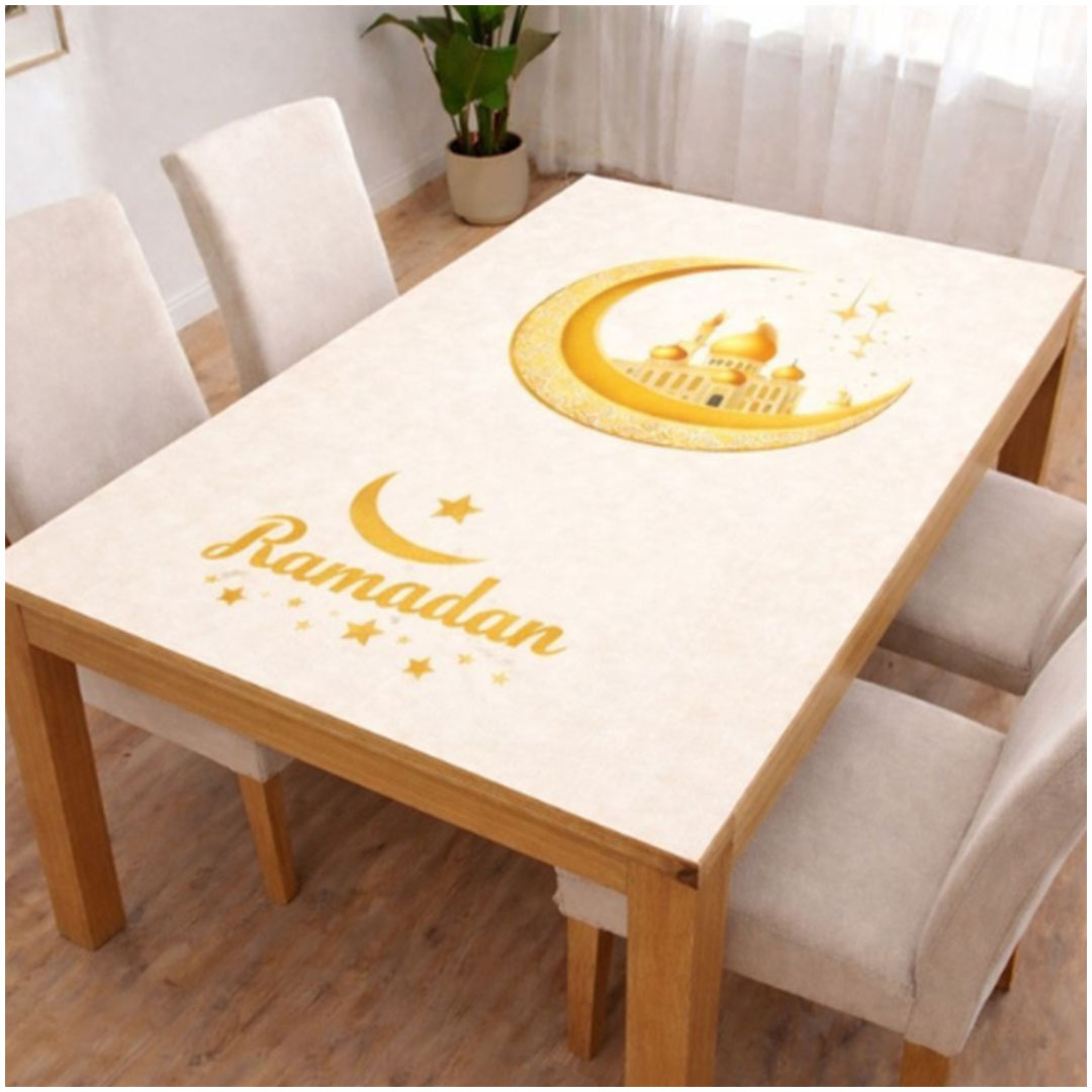 سنوز مفرش سفره رمضان - تصميم هلال - 80*135 سم