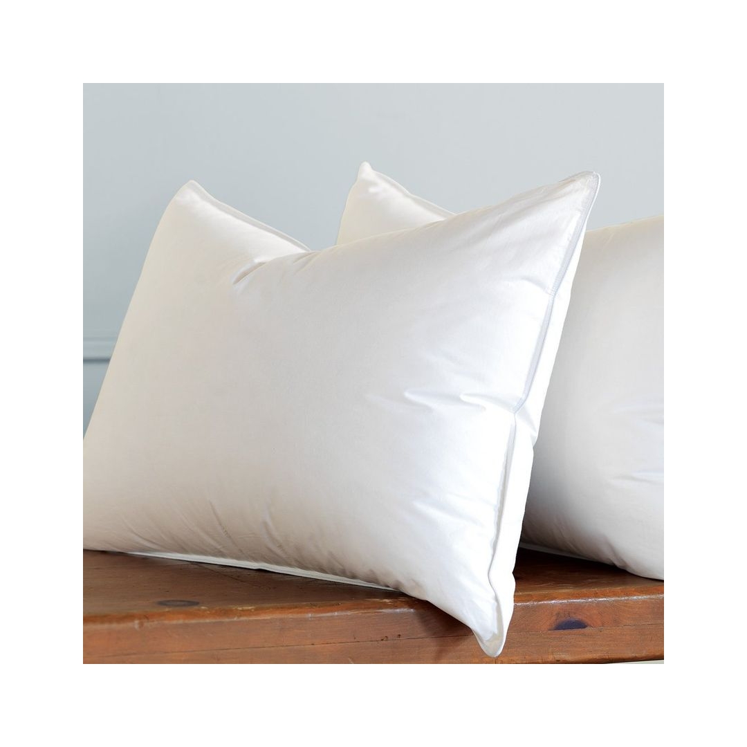 مخدة سنوز من الريش الصناعي - متوسطة الليونة 50 *70 سم - أبيض