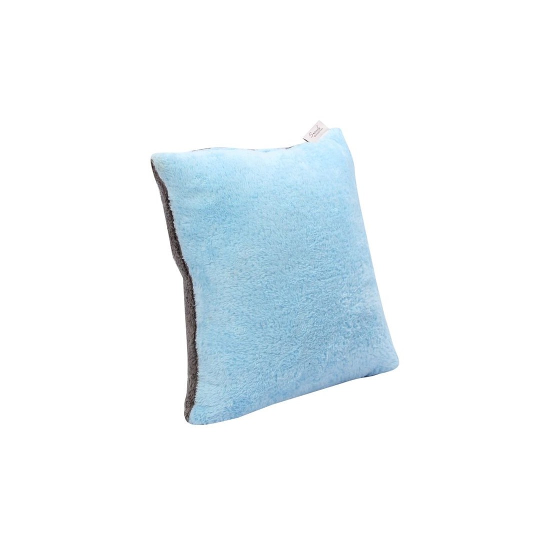 سنوز كوشن فرو دبل فيس - رمادى* لبني - 40*40