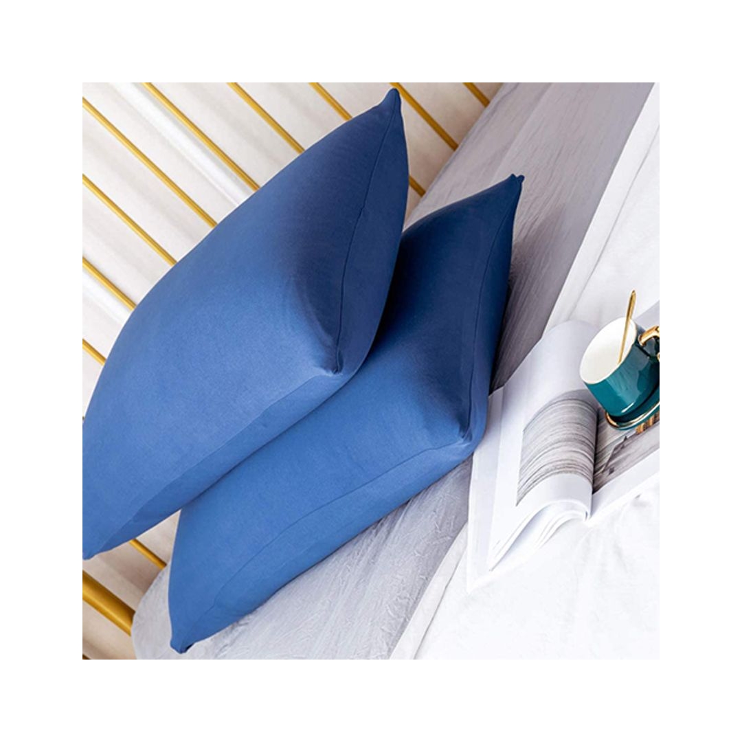 طقم ملاية عادية - 220/235 سم - 3 قطع - أزرق