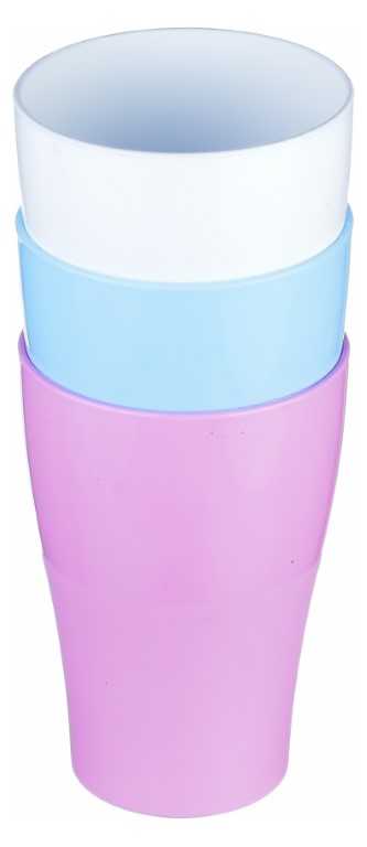 طقم كوب بلاستيك - 3 قطع