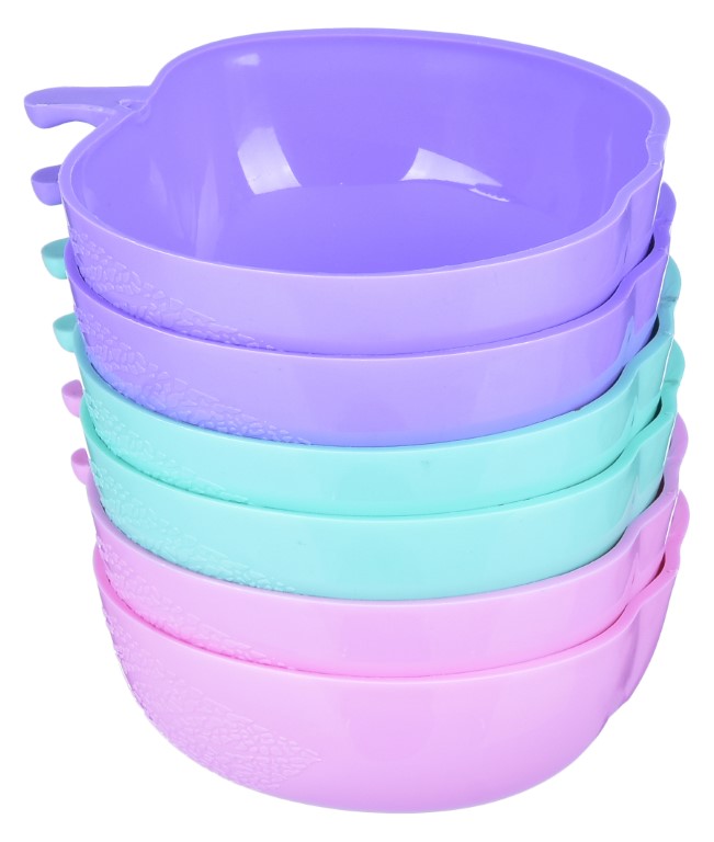 أطباق صغيرة ملونة - 6 قطع