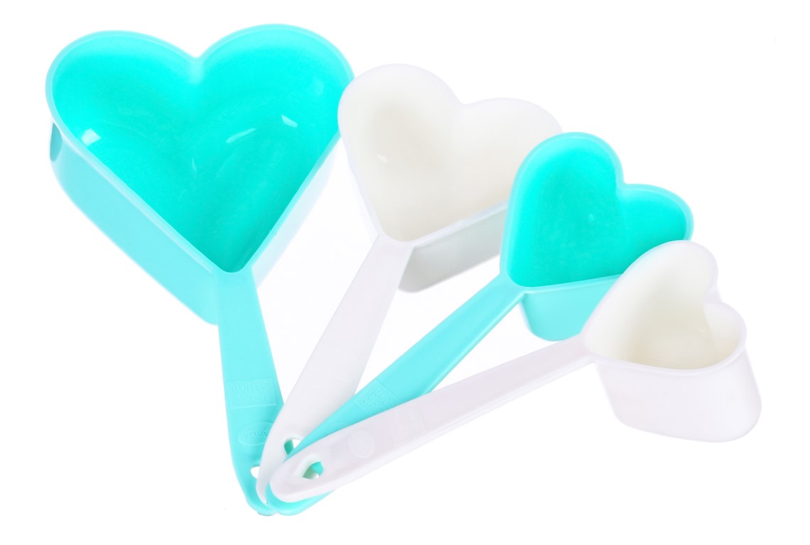 طقم معيار شكل قلب - 3 قطع