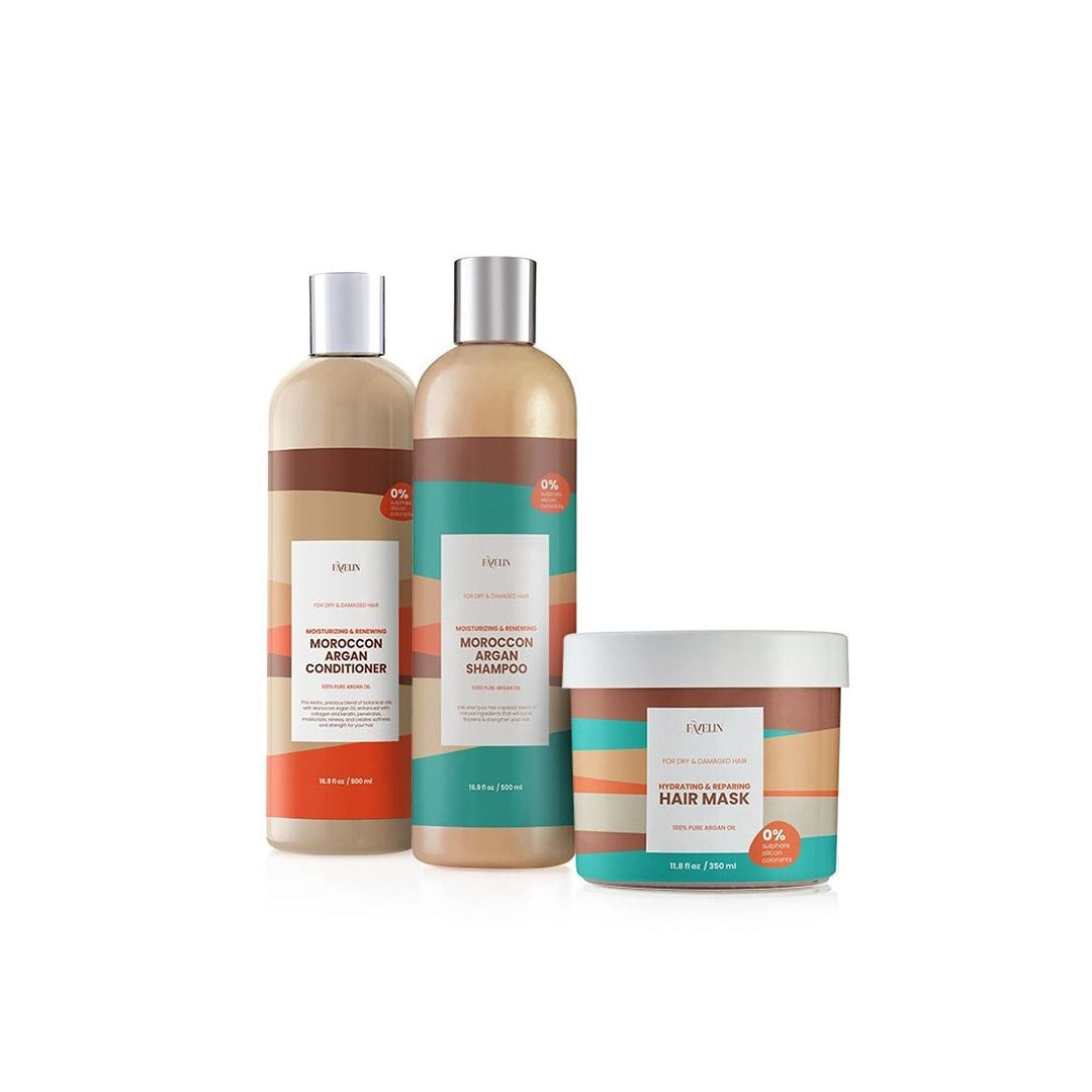 فافلين مجموعة العناية بالشعر - 3 قطع