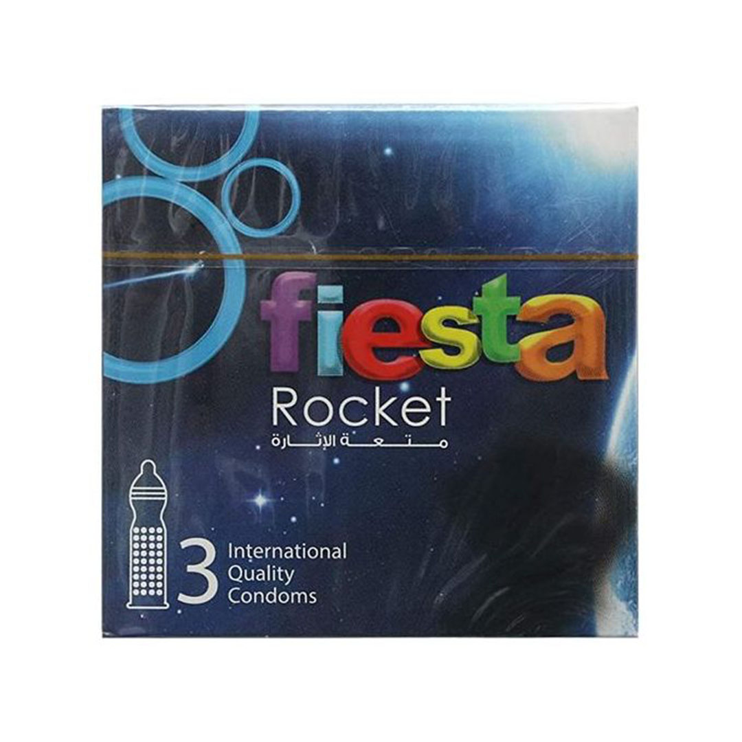 واقي ذكري محبب - روكيت - 24 علبة - 3 قطع