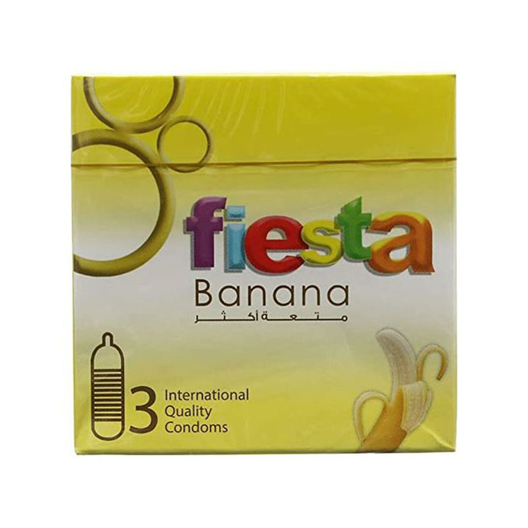 واقي ذكري محبب - موز - 24 علبة - 3 قطع
