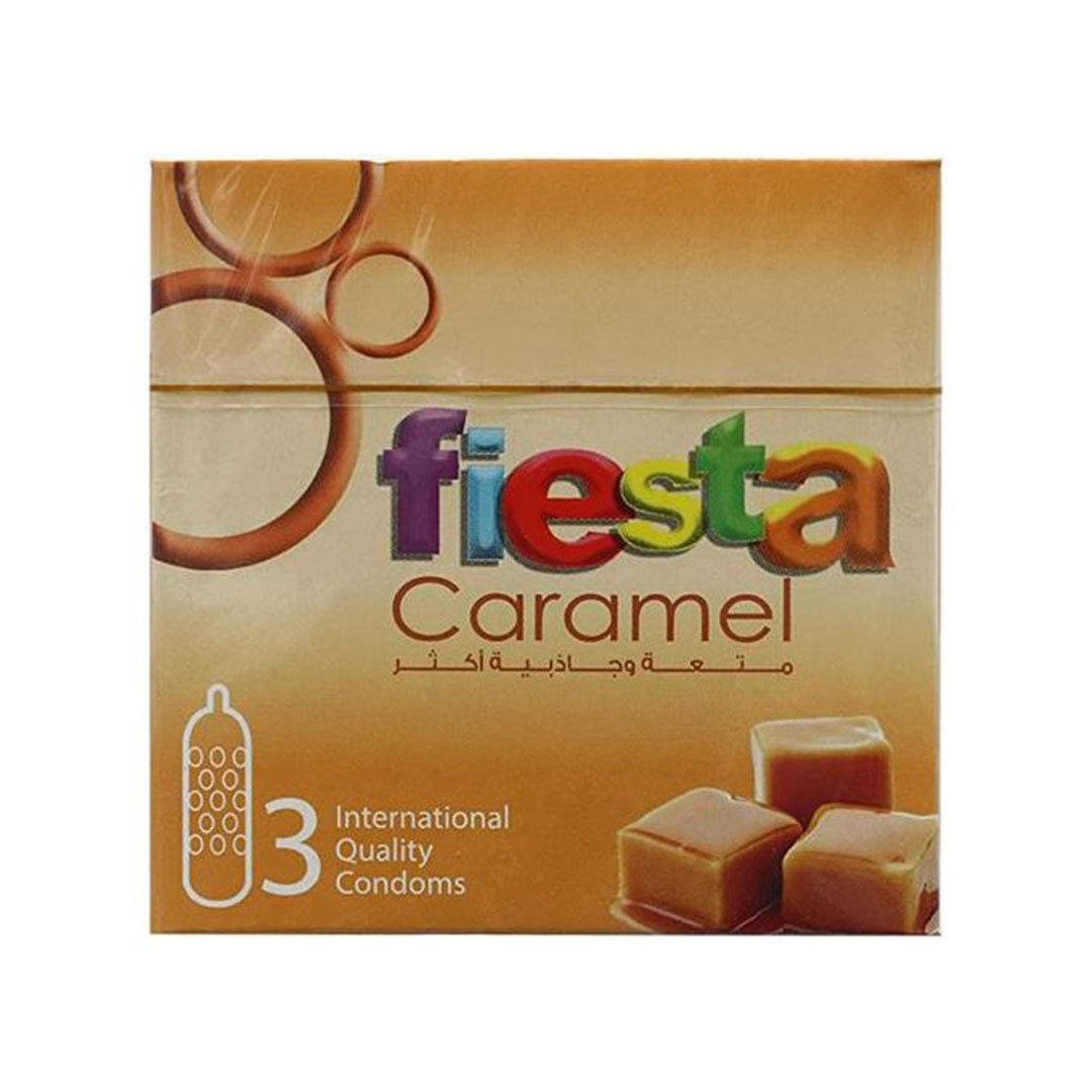 واقي ذكري محبب - كراميل - 24 علبة - 3 قطع