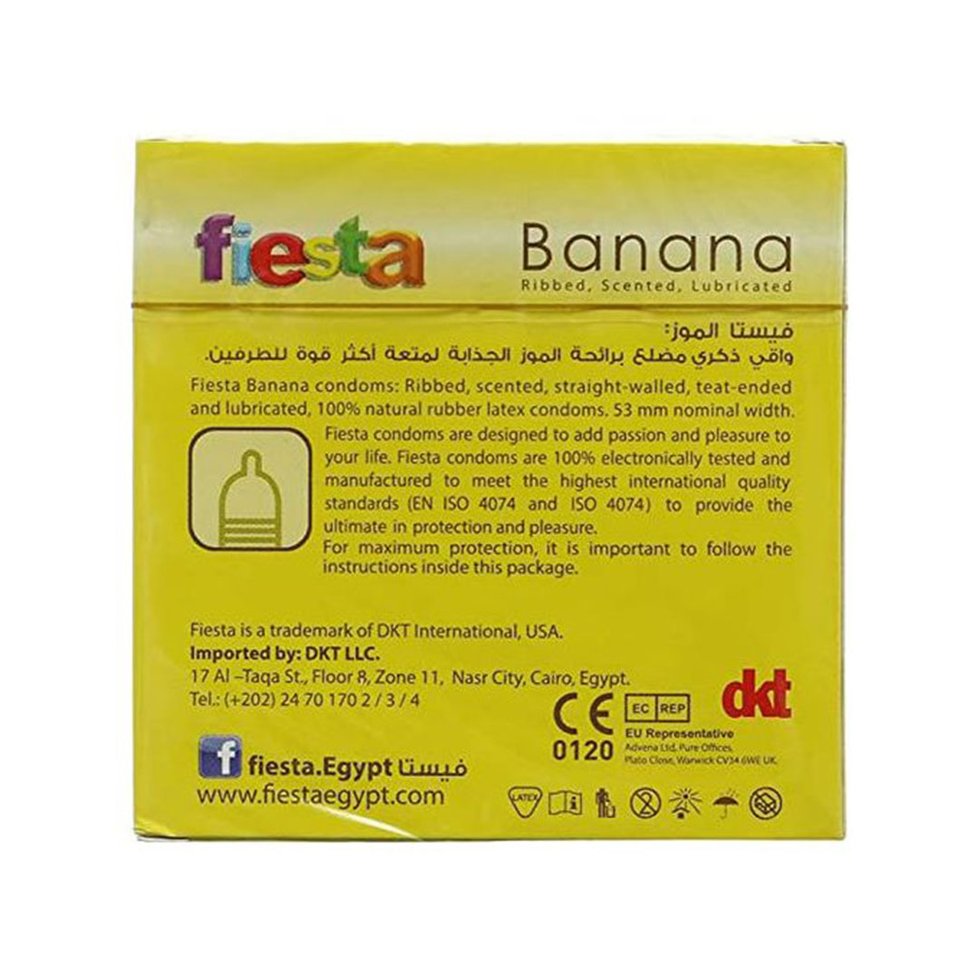 واقي ذكري محبب - موز - 24 علبة - 3 قطع