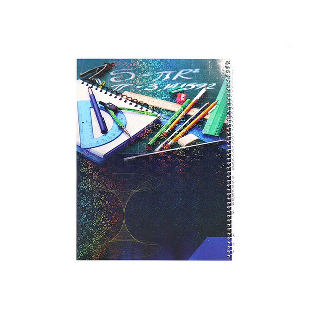 إسكتش سلك A4 - مربعات 0.5 سم - 5 إسكتش - 100 ورقة